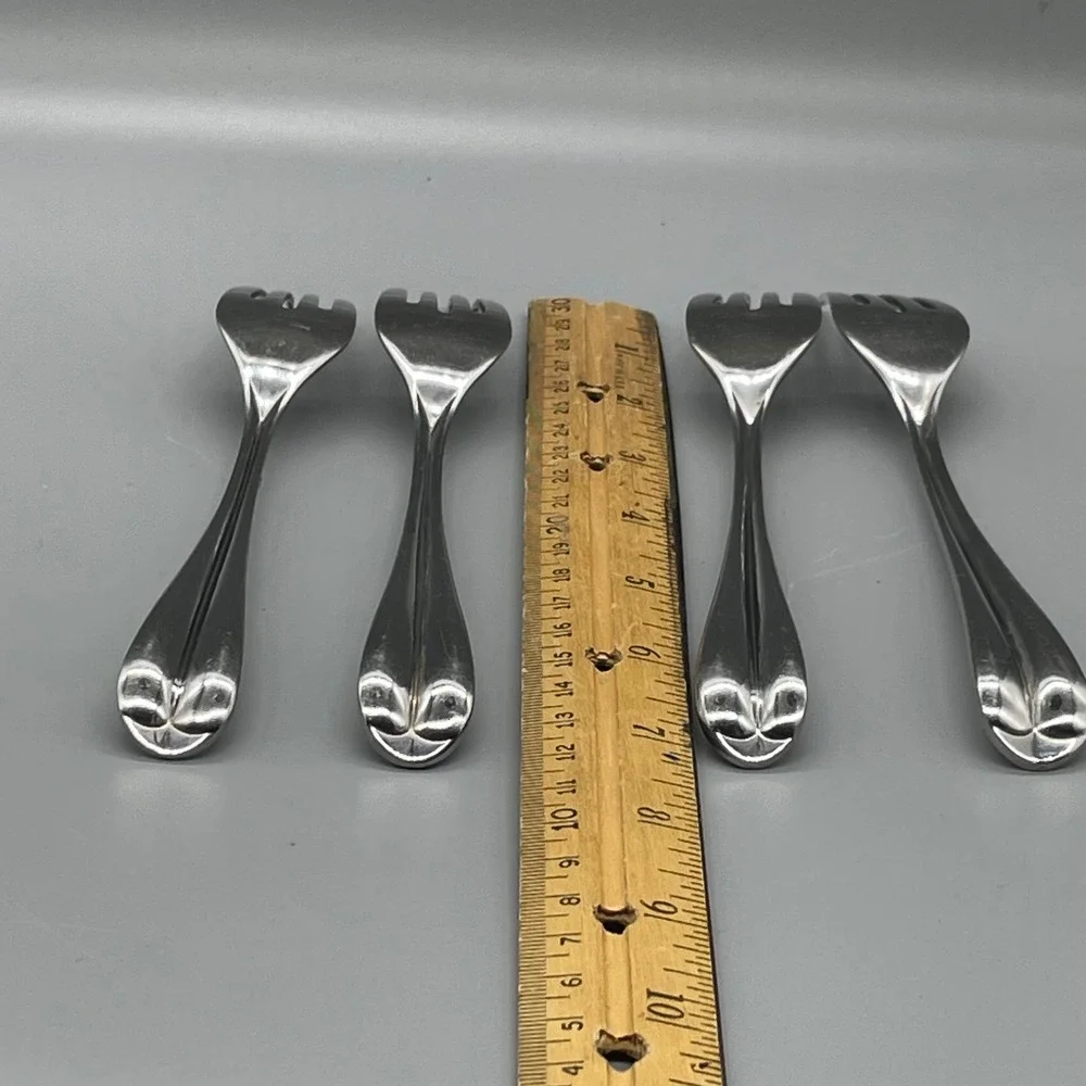 Dansk‎ Alsace Stainless Steel Salad Forks Set of 4 Alsace Design 7.25